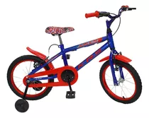 Bicicleta Infantil Aro 16 Menino Passeio Rodinhas Krs