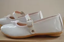 Zapato Guillermina Bautismo Fiesta - Talle 25 Blanco