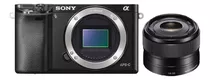 Camara Digital Mirrorless Sony Alpha A6000 + Lente Kit 16-50
