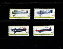 Sellos Postales De Chile. Fuerza Aérea De Chile, Fidae '90