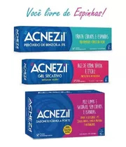 Kit Acnezil Sab F Forte 90g + Gel Secativo 10g + Acnezil 20g