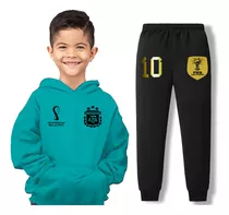 Conjunto Buzo Y Pantalón De La Seleccion Argentina /messi 10