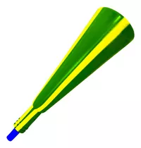 Trombone Vuvuzela Torcedor Copa Do Mundo Verde Amarelo