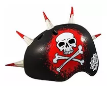 Upd Krash Jolly Roger Spikes Mohawk - Casco De Bicicleta In