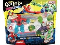 Heroes Of Goo Jit Zu Spiderman Vs Lagarto Lizard Marvel