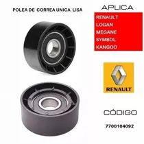 Polea De Correa Unica Lisa Renault Symbol 1.6l 1998-2009