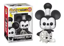 Boneco Funko Pop Disney Mickey 90 Anos Steamboat Willie 425