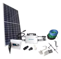 Usina Solar Completa 4 Placa Fotovoltaico + Micro Inversor
