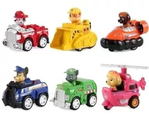 Conjunto 6x Carrinhos Patrulha Canina Com Fricção Toys