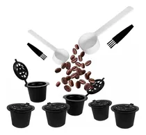 6 Capsulas Reutilizables Para Cafetera Nespresso +accesorios