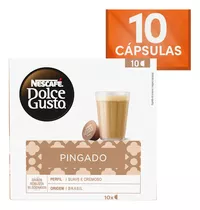 Café Pingado Em Cápsula Nescafé Dolce Gusto 140g 10 Unidades