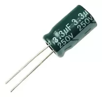 Capacitor Eletrolitico 3,3uf X 250v (20 Peças) Envio Imediat