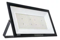 Reflector Luz Led 500w Exteriores Jardín Patio Multifunción Color De La Carcasa Negro