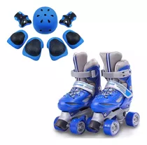 Patines Roller Niño Más Protectores Y Casco + Envío Gratis