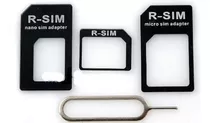 Adaptador 3x1 Chip Sim Card Mini Micro Nano Micro Ferramenta