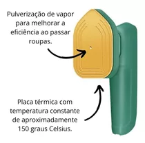 Mini Ferro De Passar Roupa A Vapor Super Prático Para Viage