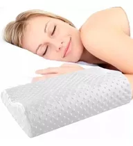 Almohada Memory Ortopedica Cervical Viscoelástica Y Funda 