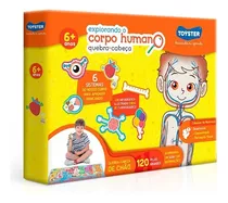 Quebra-cabeça 120 Peças Explorando O Corpo Humano Toyster