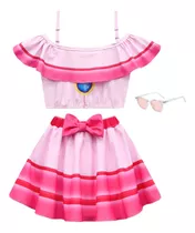 Traje De Baño Peach Princess Disfraces For Niñas De Verano