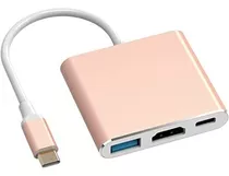 Adaptador Usb C A Hdmi Convertidor Av Multipuerto De Color O