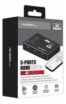 Switch Hdmi Splitter 5 Entrada Y 1 Salida 4k Argomtech