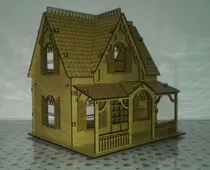 Casa Casinha De Bonecas Polly Barbie Pocket + 13 Mini Móveis