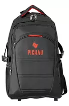 Mochila Pichau Asterion, Preto E Vermelho