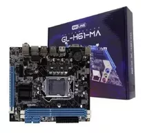 Placa Mãe Go-line Chipset Intel Lga1155 Ddr3 1333 Gl-h61-ma