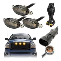 3 Luces Led Ambar/fume Parrilla Ram Ranger F150  Tuningchrom