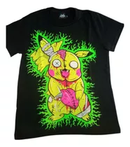 Remera Poke Pika Diseño Alternativo 