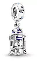 Charm R2-d2 Star Wars Prata 925 P/ Pulseira Pandora E Vivara