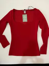 Blusa Dama Roja Zara H Y M Y Otras Marcas