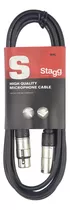 Cable Stagg Smc10 Canon Xlr Hembra A Canon Xlr Macho De 10 Metros De Largo