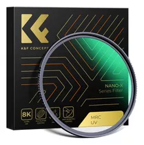 Filtro K&f Concept Uv 77mm Serie Nano-x Color Negro