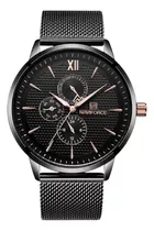 Reloj Naviforce Para Hombre Original Gama Premium Acero Inox