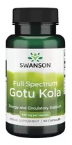 Swanson Gotu Kola 435mg 60 Caps Mejora Circulacion