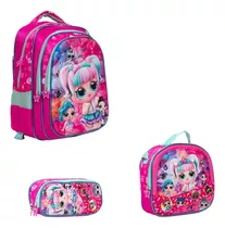 Kit Mochila Costas Infantil Feminina Lol Envio Imediato