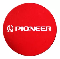 Slipmat Paño Suave Serigrafiado Profesional Pioneer Red S011