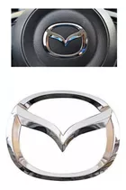 Logo Volante Mazda Emblema Timón Cromado Insignia 57mm X 45m