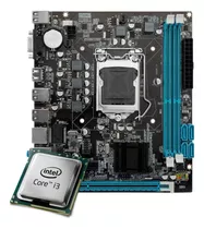 Kit Upgrade Para Pc Placa Mãe 1155 H61 + Processador I3-2100