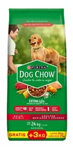 Dog Chow Adulto Razas Medianas Y Grandes 21+3kg + 3 Pate