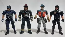 Lote Com 3 Bonecos Chap Mei Soldados Coleçao Miniatura