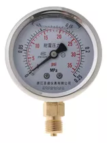 Manómetro Mecánico De Doble Escala (1 #mold) Radial De 0-60