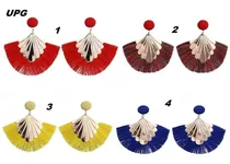 Aretes Tassel Borla O Motita Lote De30 Pares Por 