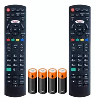 Kit 2 - Controle Compatível Tv Smart Panasonic Viera Netflix