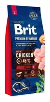 Alimento Brit Brit Premium By Nature Adult Large Para Perro Adulto De Raza Grande Sabor Pollo En Bolsa De 3kg