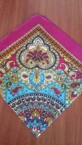 Pañoletas Bandanas Diseño Cachemira Mandala