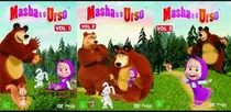 Dvd Masha E O Urso - Volume 1, 2 & 3 - 3 Dvd- Envio Imediato