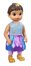 Boneca Baby Alive Princesa Ellie Grow Up Morena - Hasbro