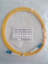 10 Unid - Cordão Óptico Patch Cord Lc/upc X Lc/upc Sm 2 Novo